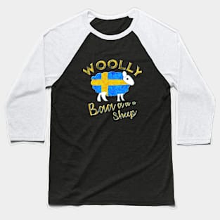 Woolly the Swedish Sheep Baseball T-Shirt